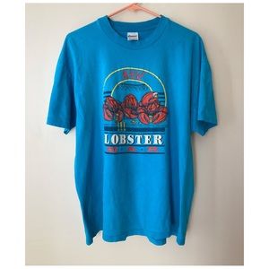 Vintage 80s ‘Maine lobster bar’ single stitch tee